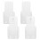 8Pcs Transparent Acrylic Brochure Display Holder for Trifold Leaflets 9