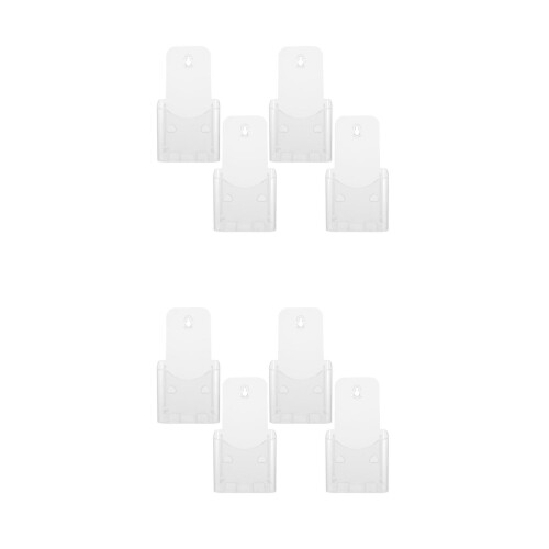 8Pcs Transparent Acrylic Brochure Display Holder for Trifold Leaflets 2