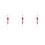 3Pcs Multi Color Cake Decorating Brushes with Beaded Needle for Baking 5