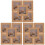 15Pcs Brown Cookie Boxes with Window Durable Kraft Paper Packaging 2