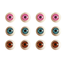 60Pcs Assorted Color DIY Fake Animal Eyes Durable and Practical