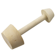 3Pcs Rustic Wooden Pastry Tamper Double-Sided Dough Press for Desserts