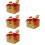 4Pcs Wicker Storage Baskets with Lid for Bathroom and Kitchen 7