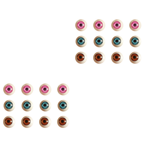 60Pcs Assorted Color DIY Fake Animal Eyes Durable and Practical 2