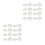 48Pcs Home Use ABS Outlet Plug Covers Child Safety Electric Protector 3