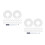 40Pcs Plastic Baby Hanger Dividers for Closet Size Sorting 9