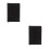 2Pcs Elegant Black Fabric Book Protector Case for A5 Notebooks 5