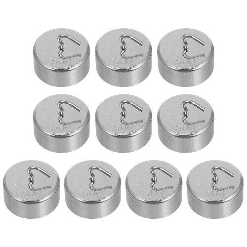30Pcs Compact Metal Calibration Weights for Lab and Industrial Use