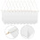 2Pièces Bannière Beige Lin Bois Pour Rangement Décoration 11