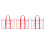 3Pcs Clear PVC Poster Organizer Bags Red with Handle Large Capacity 6
