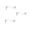3Pcs Clear Adjustable Violin Shoulder Rest Ergonomic Playing Pad 7