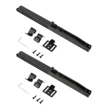 6Sets Black Barn Door Damper Adjustable Spring Buffer for Silent Close