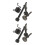 2Sets Durable Black Steel Air Hammer Pneumatic Rivet Tool Set 5