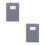 2Pcs Black Wirebound Notepad Student Planner with Lined Pages 6