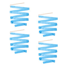 8Pcs Blue Gymnastics Ribbon Streamers for Kids Dance and Performance