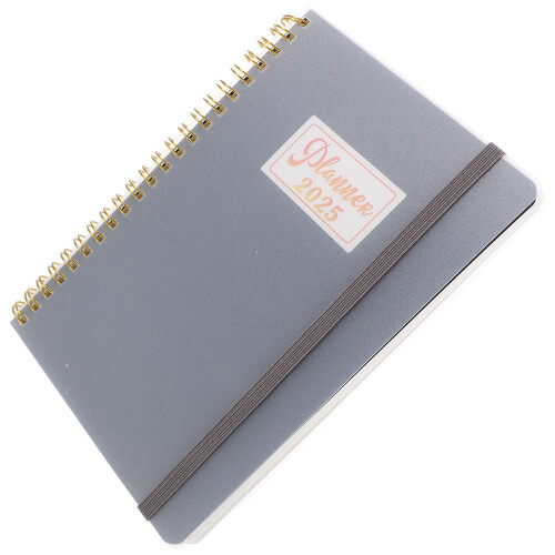 2Pcs Black Wirebound Notepad Student Planner with Lined Pages 2