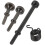 2Sets Durable Black Steel Air Hammer Pneumatic Rivet Tool Set 3