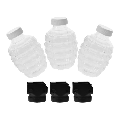 6Sets Assorted Color Plastic Storage Bottles Durable Beads Containers 2