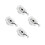 4Pcs ABS Rv Water Hookup Valve with Backflow Prevention for Campers 10
