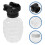 6Sets Assorted Color Plastic Storage Bottles Durable Beads Containers 10