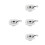 4Pcs ABS Rv Water Hookup Valve with Backflow Prevention for Campers 6