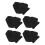 125Pcs Black High Density Foam Hat Insert Padding for Cycling 1
