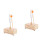 2Sets Sound fork Set with Beige Wooden Resonator 6