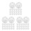 150Pcs White Inserts for Baby and Pet Noise Maker Projects 8
