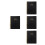 4Pcs Compact Black Hard and Monthly Planner 2026 9