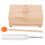2Sets Sound fork Set with Beige Wooden Resonator 1