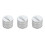 3Sets Airtight Silver Iron Cookie and Candy Box for Storage and Party 6