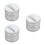 3Sets Airtight Silver Iron Cookie and Candy Box for Storage and Party 8