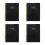 4Pcs Compact Black Hard and Monthly Planner 2026 5