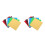 1200Pcs Assorted Aluminum Foil Wrappers for Candy Chocolate Decoration 7