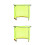 2Pcs Durable Yellow Hard Hat Full Brim Shade Sun Visor Accessories 6