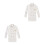 2Pcs White Long Sleeve Chef Coat Durable Easy Wash Catering Jacket 5