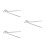 3Pcs Stainless Steel Protractor Ruler Silver Rustproof Angle Finder 6