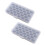 8Pcs Compact Grey Plastic Bobbin Storage Box with Sponge for Sewing 2