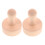 4Pcs Beige Wooden Tart Press Tool Removable Bottom Baking Set 1
