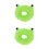 2Pcs Cat Surgery Cone Light Green Comfortable Durable Pet Collar 6
