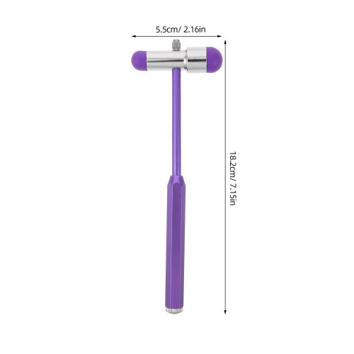 4Pcs Portable Purple Diagnostic Hammer Multi-Purpose Medical Tool 1