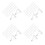 800Pcs White Mesh Disposable Sink Strainer Bag Elastic Kitchen Filter 5