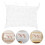 4Pcs White Hanging Toy Organizer Nets Boho Style Bath Toy Storage 9