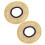 6Pcs Woven Straw Hard Hat Sun Shade Brim Cooler for Construction Work 2