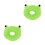 2Pcs Cat Surgery Cone Light Green Comfortable Durable Pet Collar 3