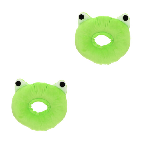 2Pcs Cat Surgery Cone Light Green Comfortable Durable Pet Collar 2
