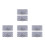 8Pcs Compact Grey Plastic Bobbin Storage Box with Sponge for Sewing 4