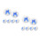 12Pcs Powder Puff with Bow, Soft Plush Material for Delicate Skin Use 7