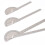 3Pcs Stainless Steel Protractor Ruler Silver Rustproof Angle Finder 3