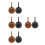 8Pcs Durable PU Golf Tee Holder Organizer Portable Clip Bag Accessory 3